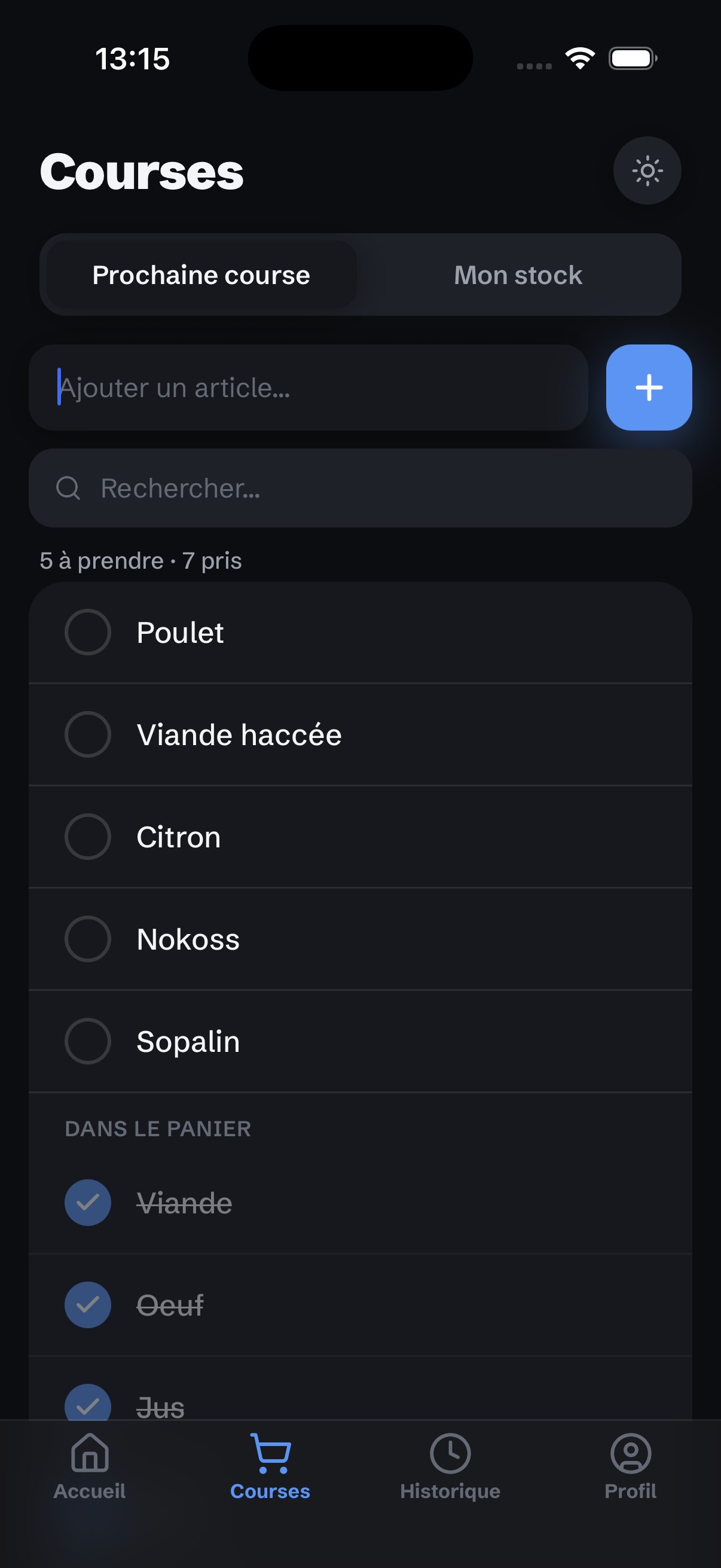 Courses